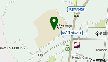 伊集院高等学校体育館の地図画像