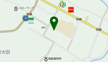 伊集院地区公民館の地図画像