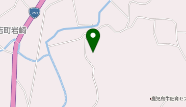 岩崎地区農業研修センターの地図画像