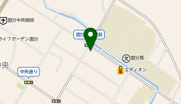 国分ふれあいの郷の地図画像