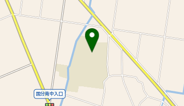 国分南中学校の地図画像