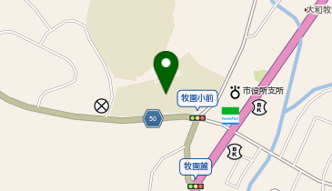 牧園小学校の地図画像