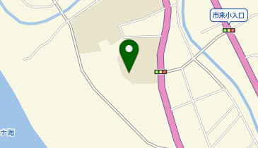 市来小学校体育館の地図画像