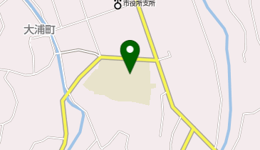 大浦小学校体育館の地図画像