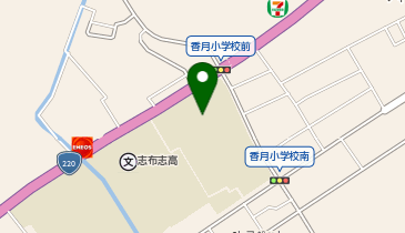 香月小学校の地図画像