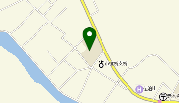 赤木名小学校の地図画像