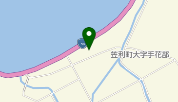 手花部へき地保健福祉館の地図画像