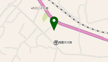 大川公民館の地図画像