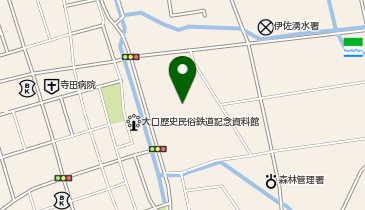 大口元気こころ館の地図画像