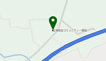 上中津川地区コミュニティ供用施設の地図画像