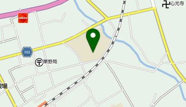 栗野小学校体育館の地図画像