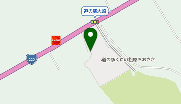道の駅「くにの松原おおさき」の地図画像