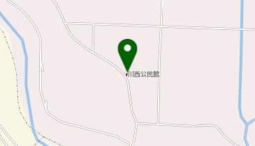 川西公民館の地図画像