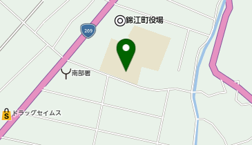 錦江中学校の地図画像