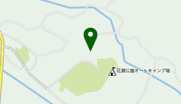 花瀬でんしろう館の地図画像