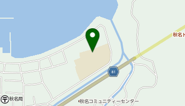 秋名小学校の地図画像