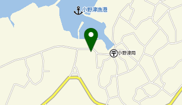 旧小野津小学校の地図画像