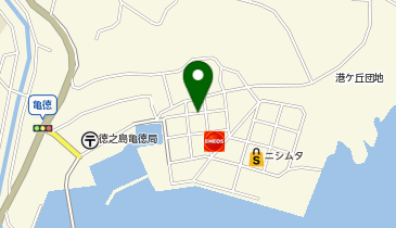 亀徳地区振興センターの地図画像