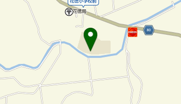 花徳小学校の地図画像