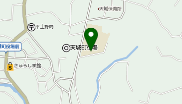 天城小学校体育館の地図画像