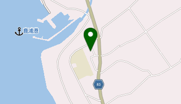 鹿浦小学校体育館の地図画像