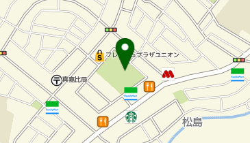 真嘉比中央公園の地図画像