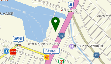 泊ふ頭泊緑地の地図画像