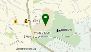 宇栄原小学校(運動場)の地図画像