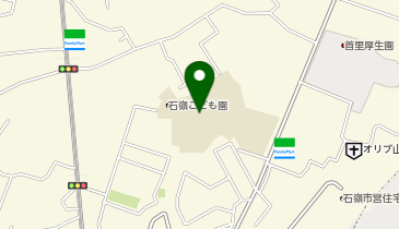 石嶺小学校の地図画像