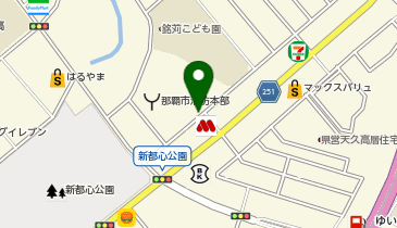 なは市民協働プラザの地図画像