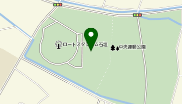 石垣市中央運動公園の地図画像