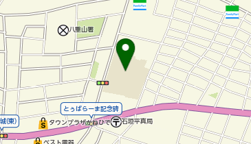 平真小学校の地図画像