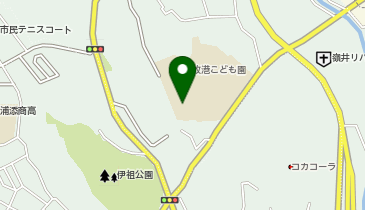 牧港小学校の地図画像