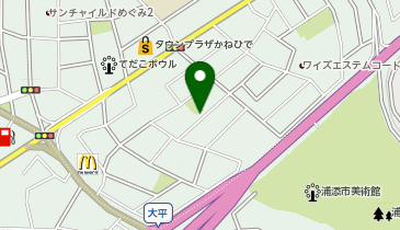 浅の浦公園の地図画像