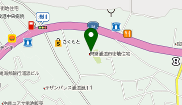 浦添市街地住宅自治会の地図画像