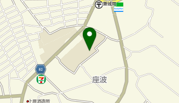 兼城中学校体育館の地図画像