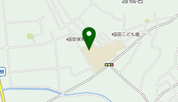 座安小学校の地図画像