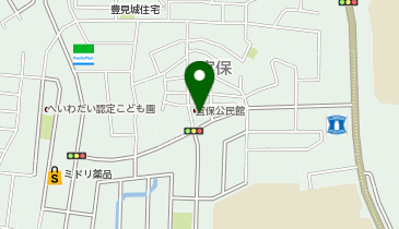 宜保コミュニティー供用施設の地図画像