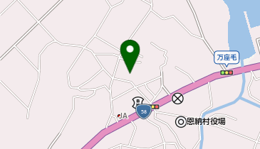 恩納公民館の地図画像