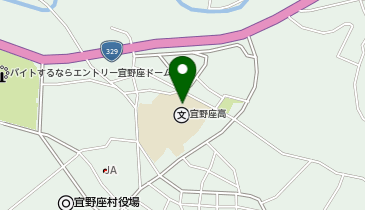 宜野座高等学校の地図画像
