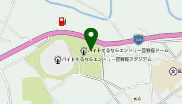 宜野座ドームの地図画像