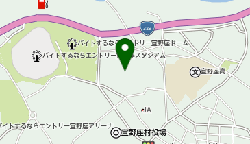 宜野座高等学校グラウンドの地図画像