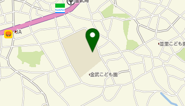 金武小学校体育館の地図画像