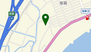 屋嘉地区公民館・体育館の地図画像