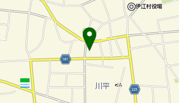 西江前区公民館の地図画像