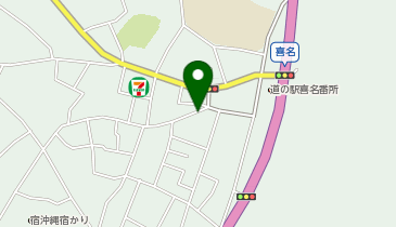 喜名公民館の地図画像