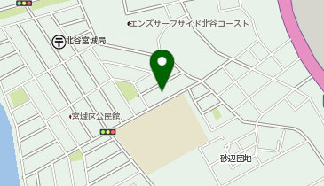 浜川小学校グラウンドの地図画像