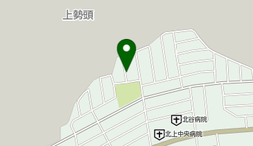 上勢頭北公園の地図画像
