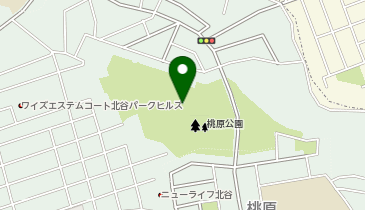 桃原公園の地図画像