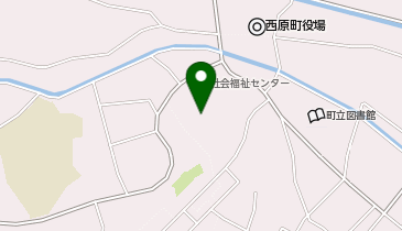 西原中央公民館の地図画像
